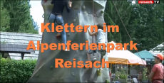 Klettern im Alpenferienpark Reisach