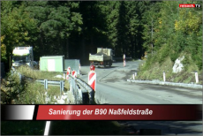 Naßfeldstraße B90 wird saniert